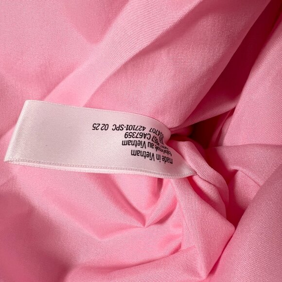 Victoria Secret Heritage Pink Stripe Weekender Bag Tote Zipper Rhinestone Logo - Picture 8 of 11